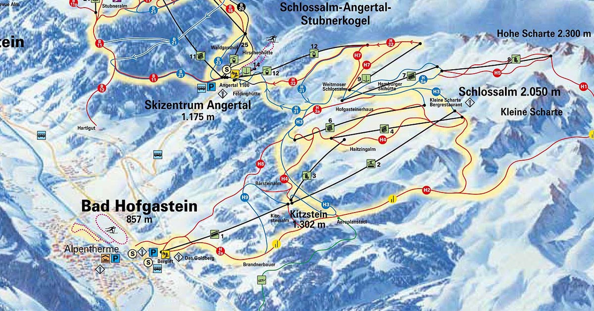 Lyžiarske stredisko Bad Hofgastein - Ski amade