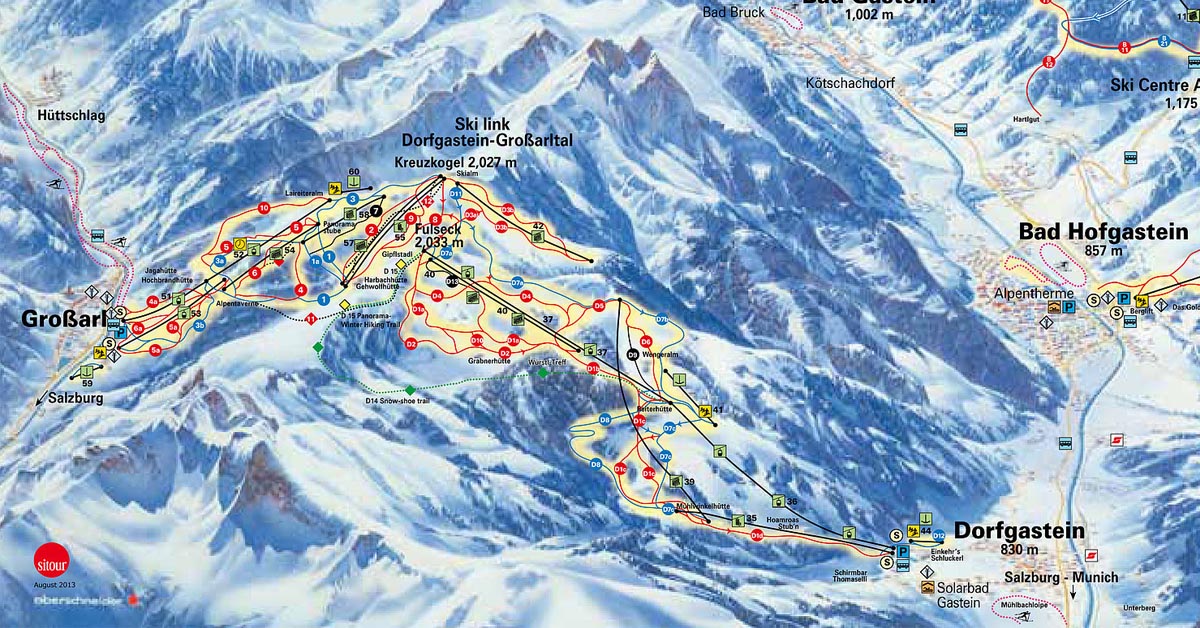 Lyžiarske stredisko Dorfgastein - Ski amade