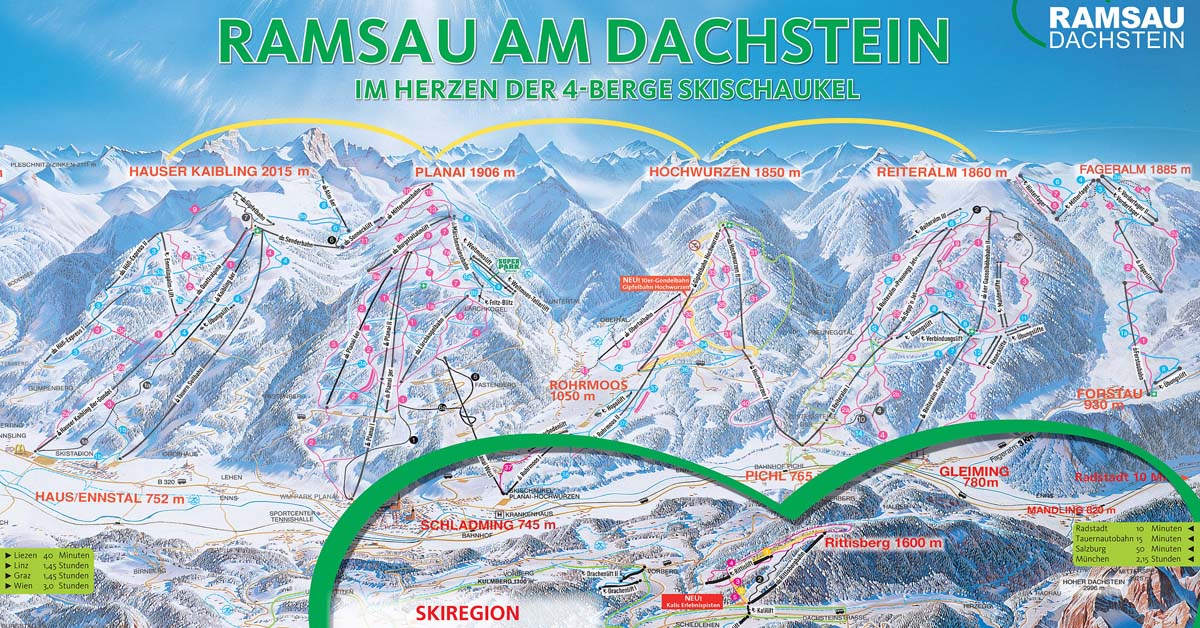 Lyžiarske stredisko Ramsau / Dachstein - Ski amade