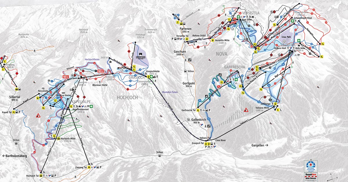 Lyžiarske stredisko Silvretta Montafon